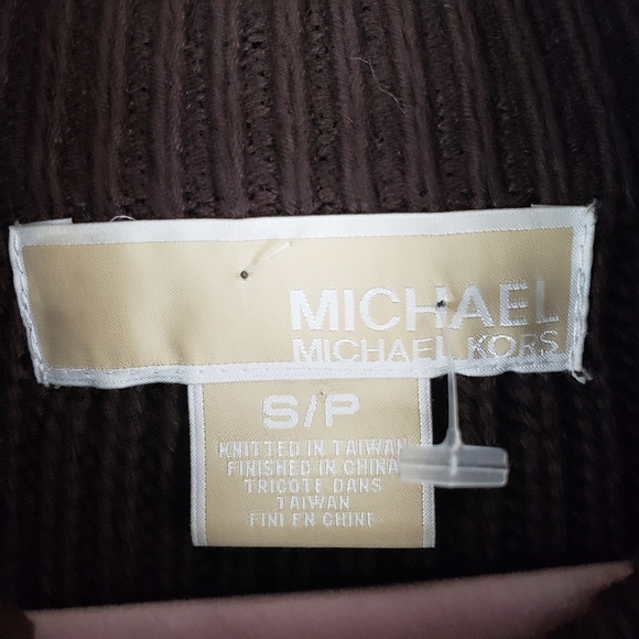 Michael Kors knit Button Front Cardigan Pockets Small - Picture 4 of 6